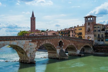 İtalya Verona Köprüsü
