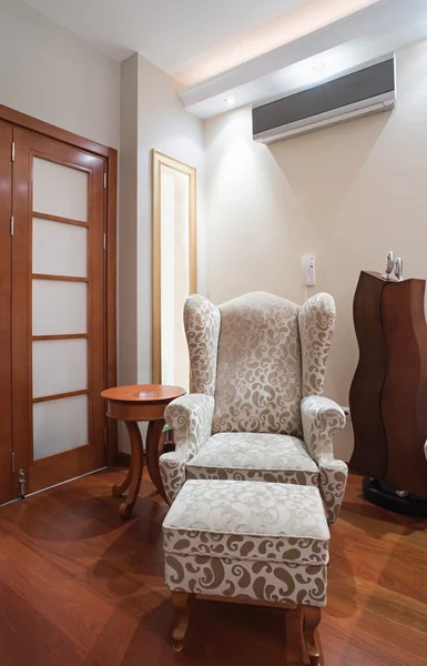 Living room interior - armchair detail — Stock Photo, Image