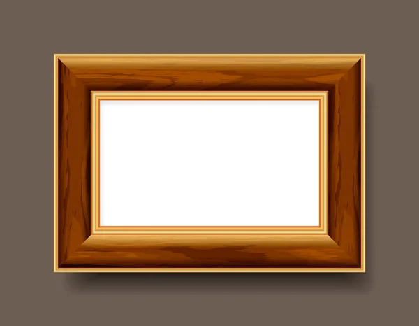 Struttura in legno realistica.Illustrazione vettoriale . — Vettoriale Stock