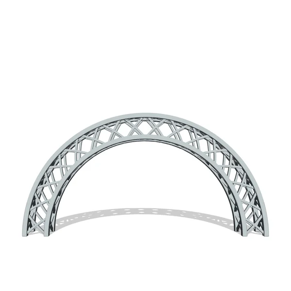 Truss, arch. Beyaz arka plan üzerinde izole. Vektör çizim.