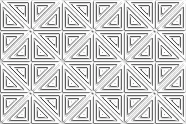 Αφηρημένη Γεωμετρική Λευκό Φόντο Απρόσκοπτο Μοτίβο Εικονογράφηση Αποτύπωσης — Φωτογραφία Αρχείου