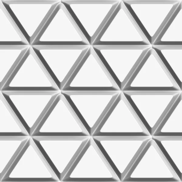 Geométrica Decorativa Fundo Branco Padrão Sem Costura Ilustração Renderização — Fotografia de Stock