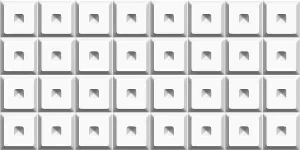 Geometrische Witte Achtergrond Naadloos Patroon Illustratie Weergeven — Stockfoto