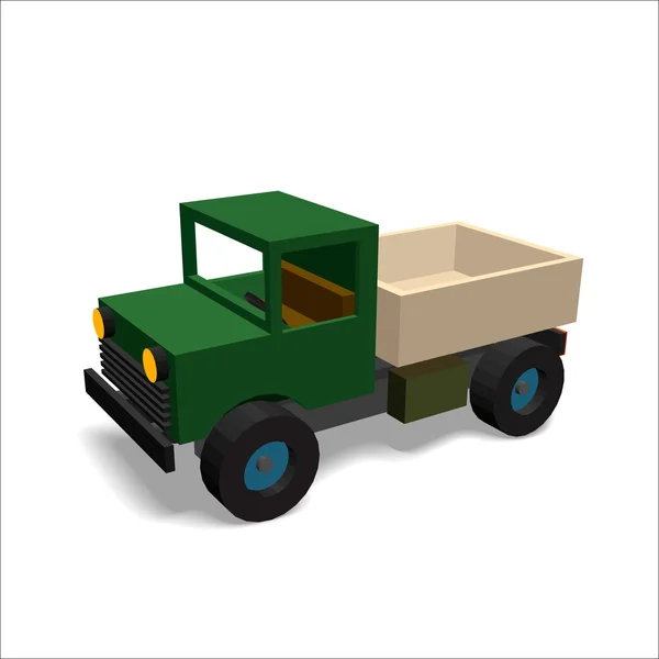 3D truck icon . — Stock Vector