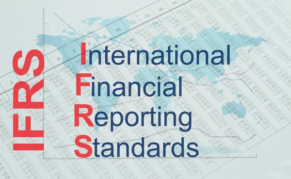 IFRS - International Financial Reporting Standards. Business acronym — Stock Photo, Image