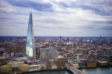 Londra, İngiltere - Güney Londra manzarası 