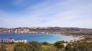 MELLIEHA koyu ve güneşli bir plaj Malta