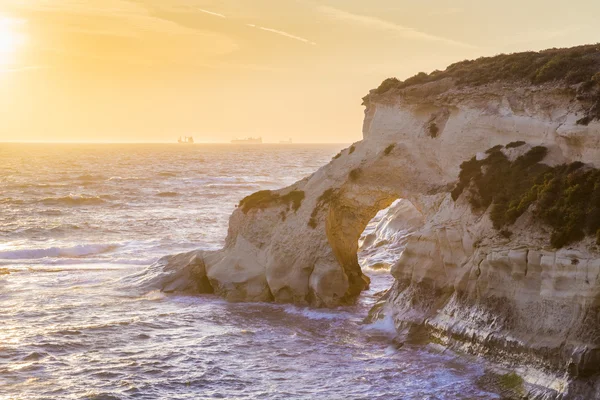 Мальтийский рассвет в заливе Святого Томаса — стоковое фото