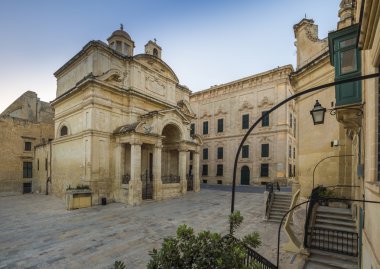 Sabah erkenden St.Catherine İtalya'nın Kilisesi Valletta, Malta