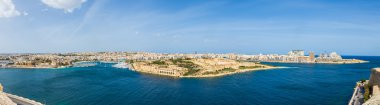 Gün ışığı - Malta, Malta manzarası ile Fort Manoel hakkında vurdu Panoramic