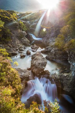 The Fairy Pools on Isle of Skye in the morning - Scotland, UK clipart