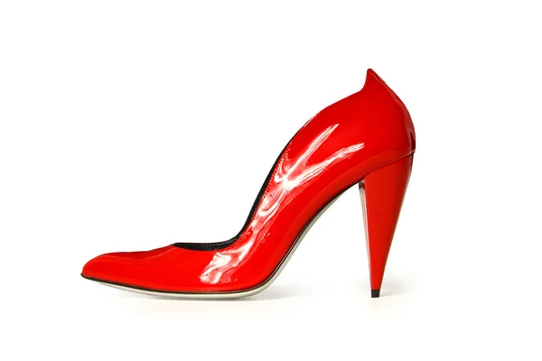 Damesschoenen rood — Stockfoto