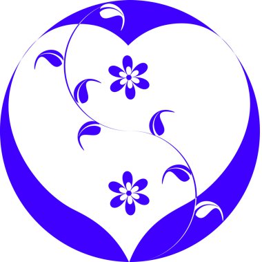 kalp sevgi çiçek tohumu ile