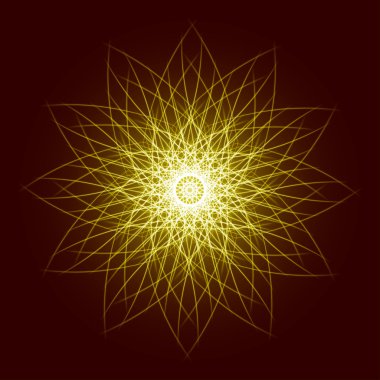 Energy power bright burst star space explosion pattern geometrical abstract light background gold. Vector illustration