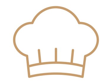 Bu bir şef şapkası ikonu..