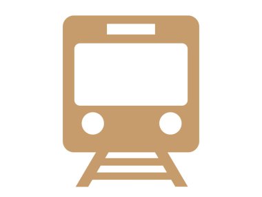 Bu bir tren siluetinin çizimi (demiryolu simgesi)).