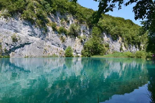 Parque nacional na Croácia Lagos Plitvice — Fotografia de Stock