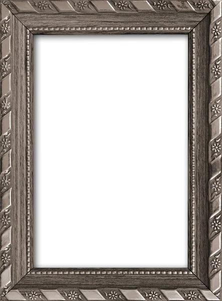 Empty Picture Frame Free Place Isolated White Background — Stock Photo, Image