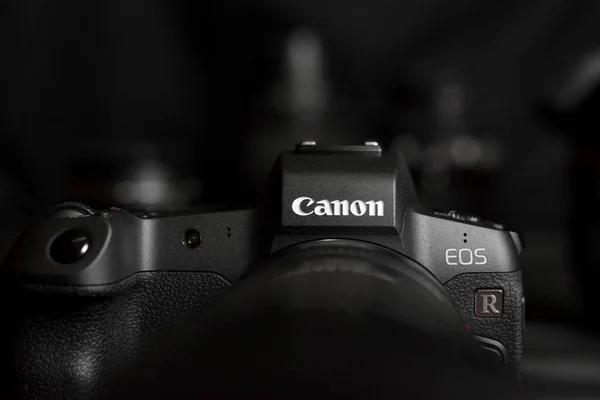 Kharkov Ukraine Νοεμβρίου 2020 Φωτοκάμερα Canon Eos Φακούς Canon Μαύρο — Φωτογραφία Αρχείου