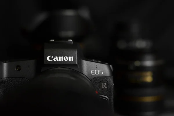 Kharkov Ukraine November 2020 Canon Eos Photocamera Canon Lenses Black — 图库照片