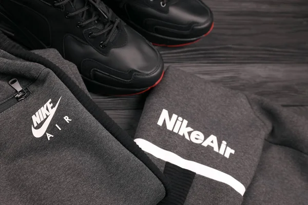 Харков Украина Декабря 2020 Одежда Обувь Марки Nike Nike Американская — стоковое фото