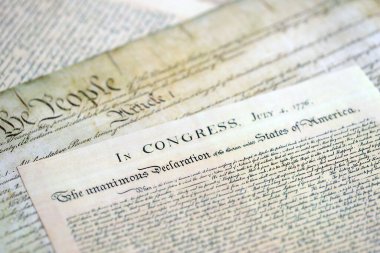 Amerikan Anayasası 'nın bir kopyası. Biz insanlar. Amerika Birleşik Devletleri Anayasası 'na Giriş