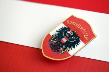 KYIV, UKRAINE - 6 EYLÜL 2025 Avusturya Federal Polis Teşkilatı