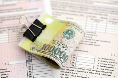 Vietnam malı para faturaları vergi formuna yakın. Vergi ve muhasebe kavramı