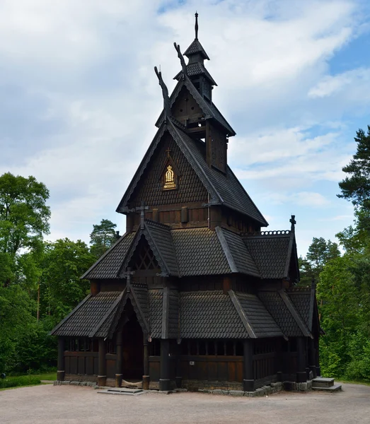 Ιστορική εκκλησία στη Νορβηγία Εικόνα Αρχείου