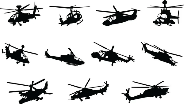 Askeri helikopter kümesi
