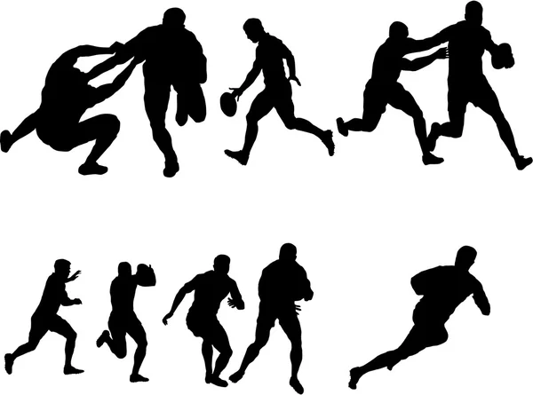 Rugby siluet kümesi