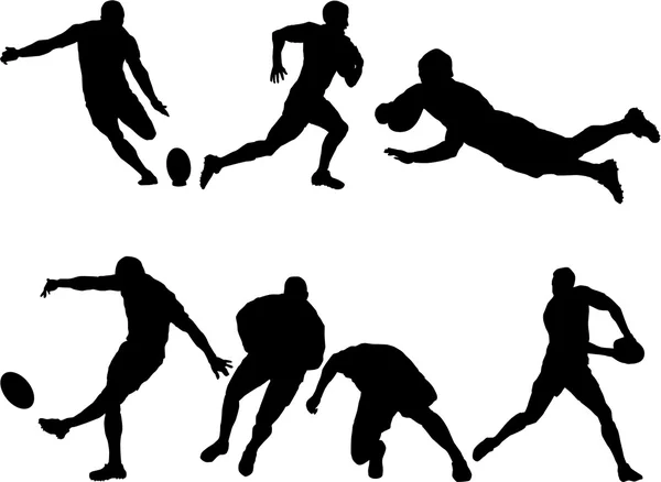 Rugby siluet kümesi