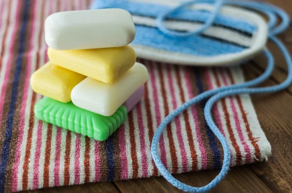 The bath accessories — Stock Photo, Image