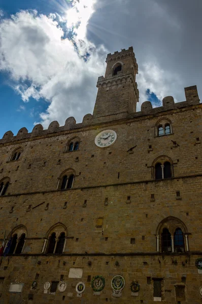 Palazzo dei Priori a Volterra — Foto de Stock