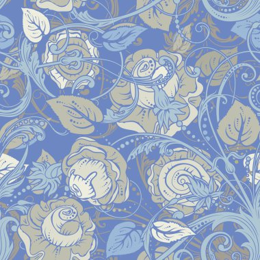 Gül ile sorunsuz arka plan