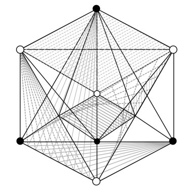 Modern geometri desen.