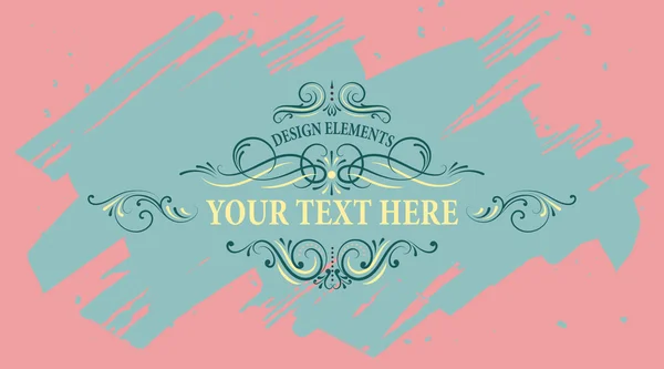 Vintage frames voor uw ontwerp. — Stockvector