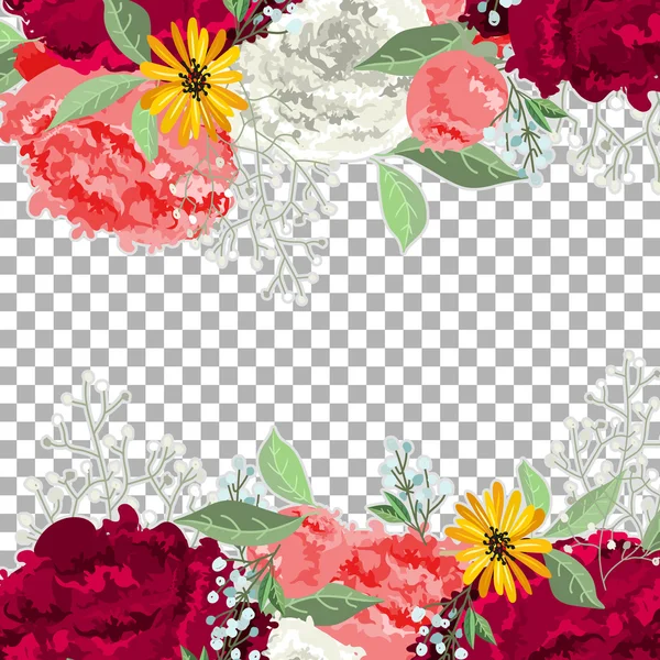 Beautiful floral background. — Stock Vector