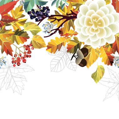 güzel sonbahar arka plan.