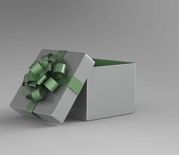 Gift box with bow. — Stock Photo, Image