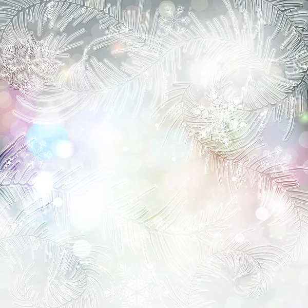 Beau fond d'hiver — Image vectorielle