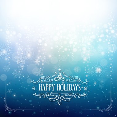 Sulu Boya Noel arka plan