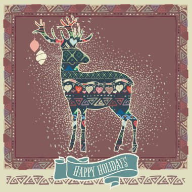 El-kabataslak retro Noel tasarım