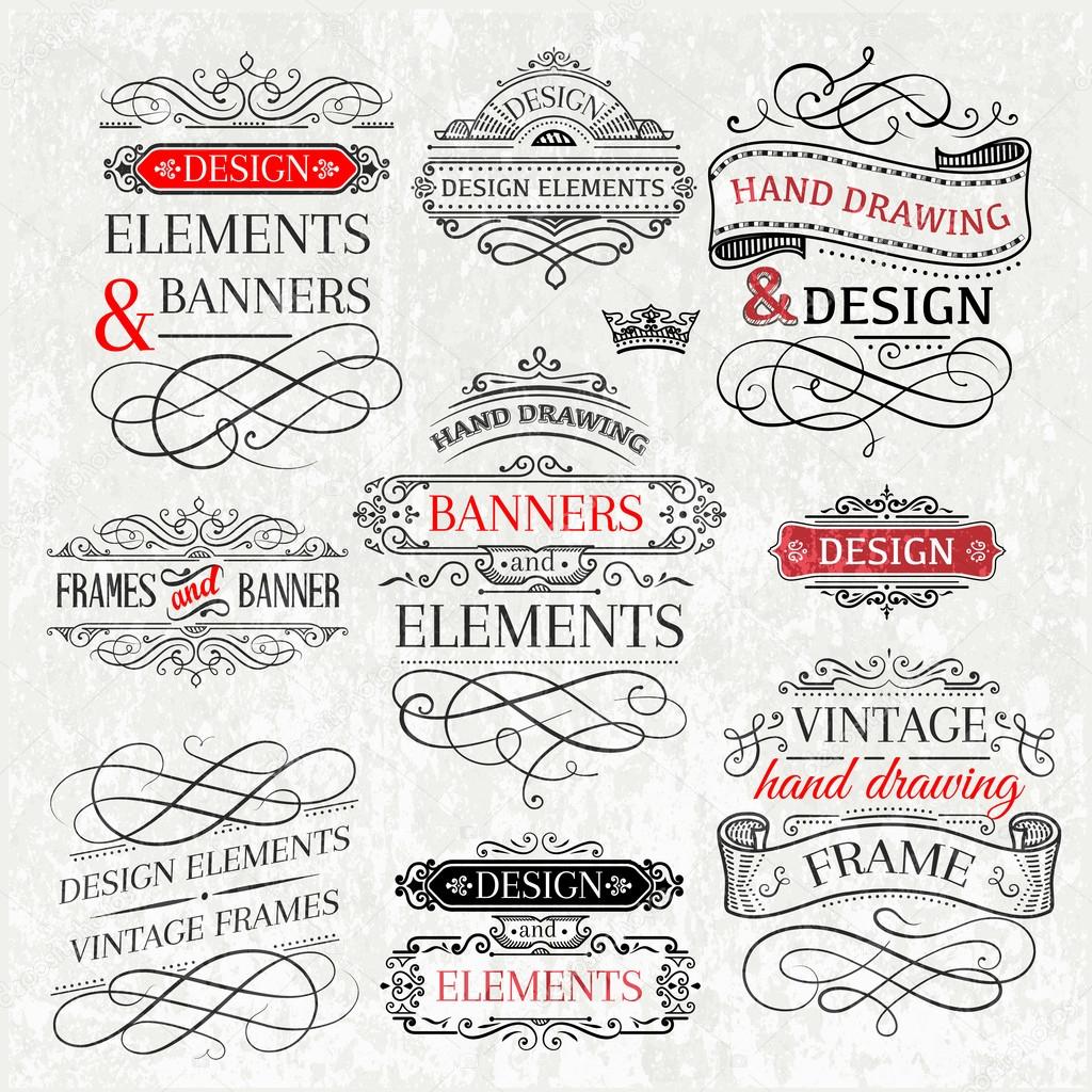 set of design elements
