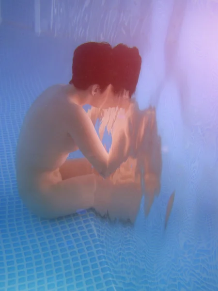 Сексуальна жінка тіло під водою — стокове фото