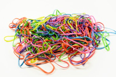renkli lastik bant grubu