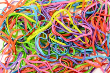 renkli lastik bant grubu