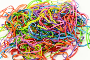 renkli lastik bant grubu