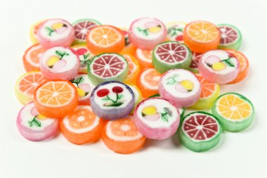 Sakızlı ayı renkli arka plan şeker