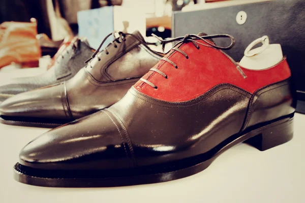 Homme luxe fait main chaussures — Photo